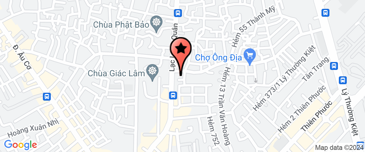 Map go to Hong Van Food Business Company Limited