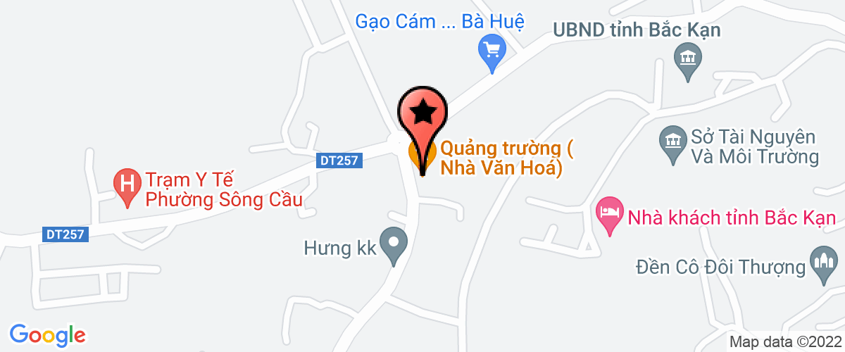 Map go to Ban Quan ly cac du an XDCB So LD-TB va XH Bac Kan Province