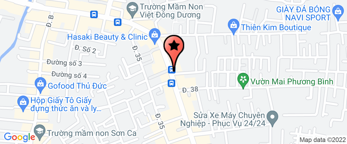 Bản đồ đến Công Ty TNHH Thương Mại Dệt May Bình Minh