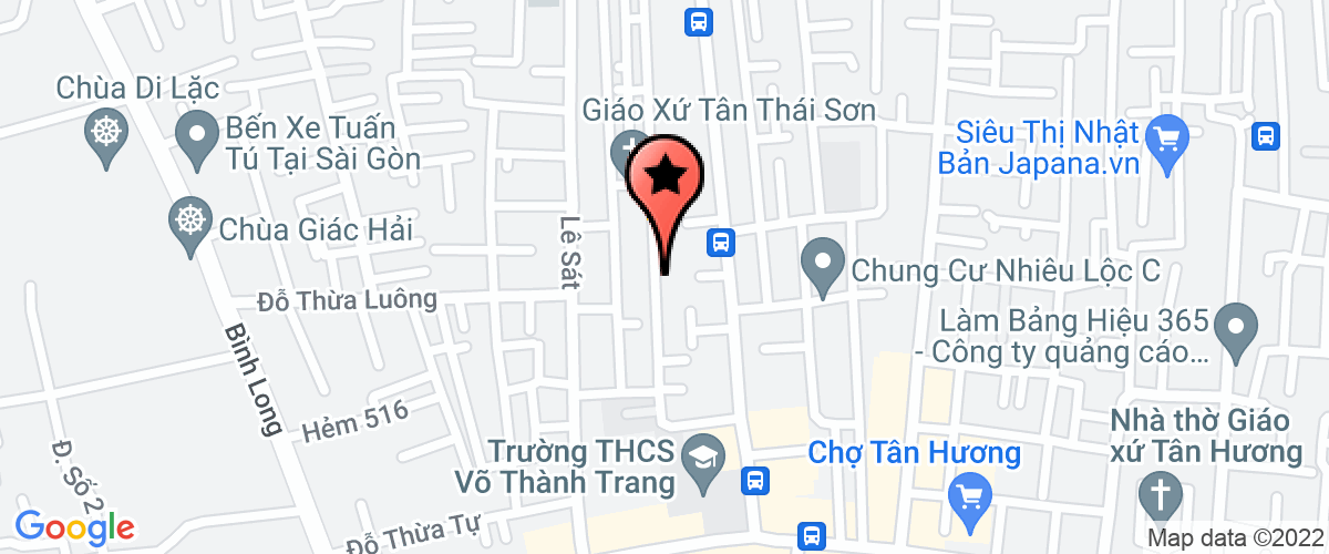 Map go to Phuc Tran Service Company Limited