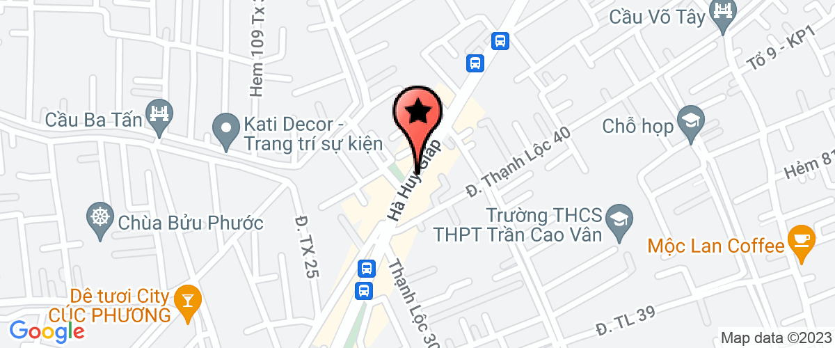 Map go to Huy Phat Gia Construction Mechanical Joint Stock Company