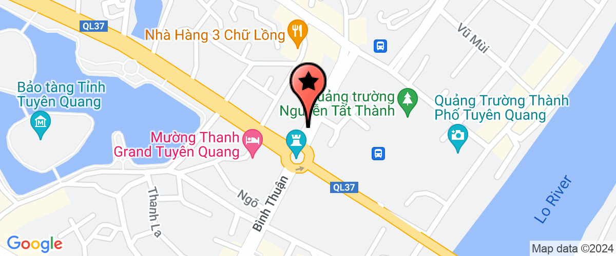Map go to Trung a Company Limited