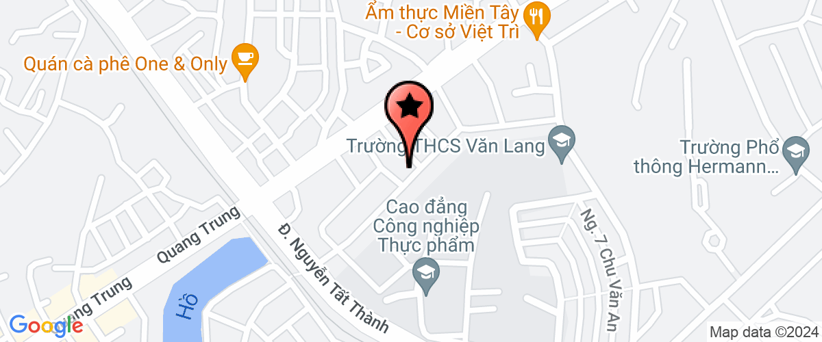 Map go to Hoan My Phu Tho Company Limited