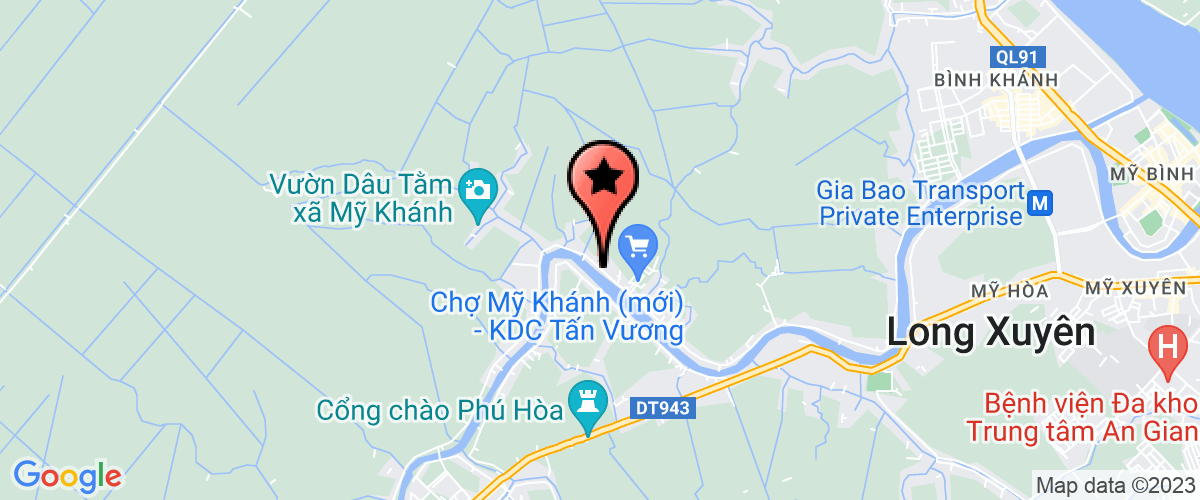 Map go to Phu Thanh Gold Shop Private Enterprise