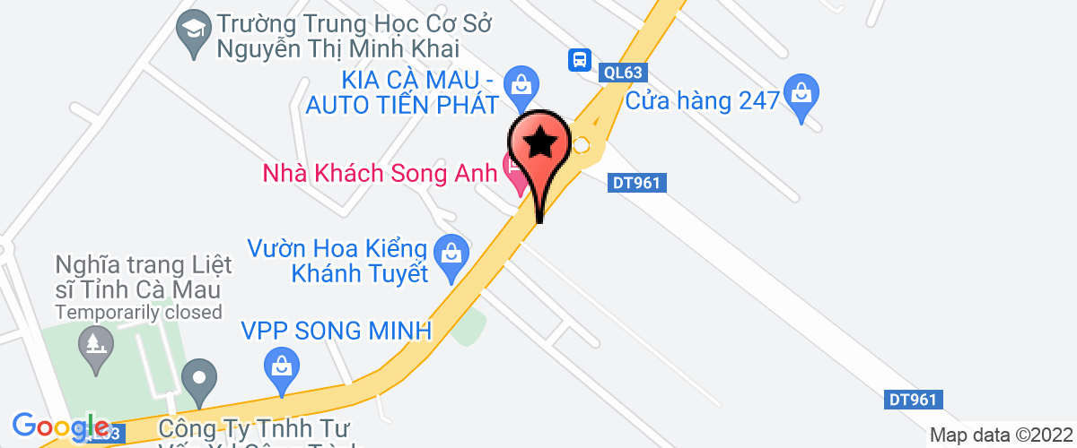 Map go to Anh Thu Candy Cake Private Enterprise