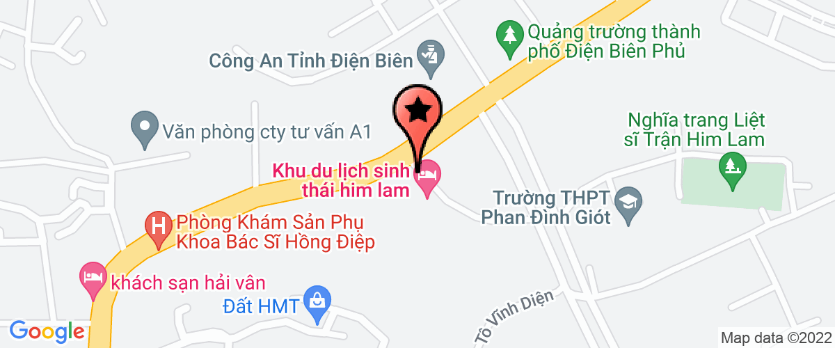 Map go to Viet - Lao Dien Bien Province Import Export And Investment Joint Stock Company