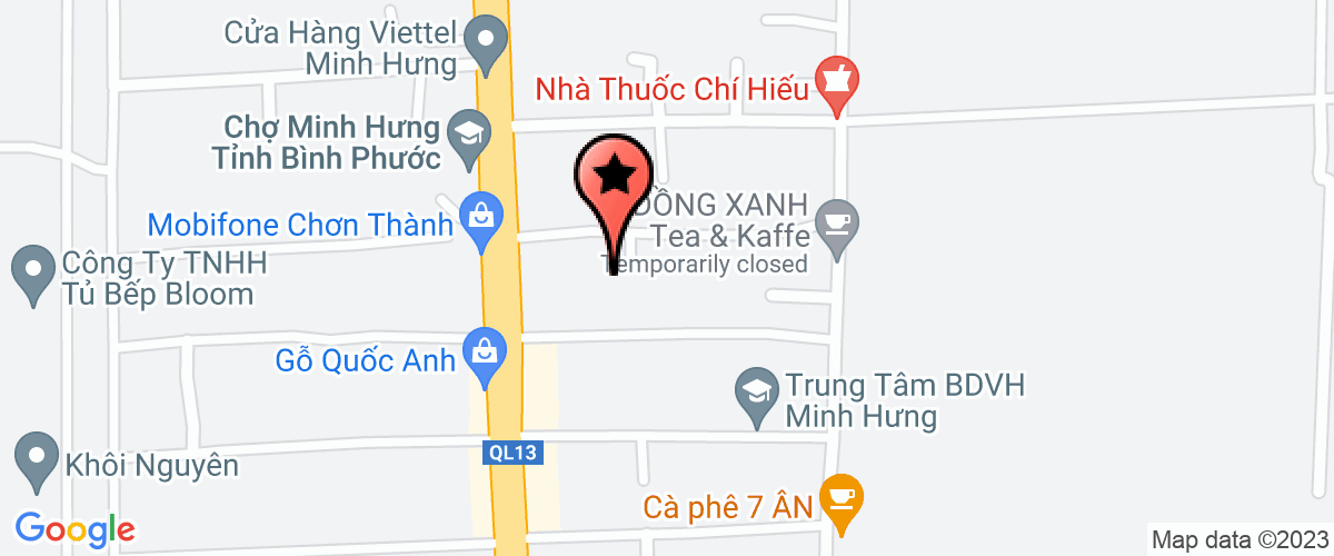 Map go to Hoang Trung Kha ( Nguyen Thi Phi Co )