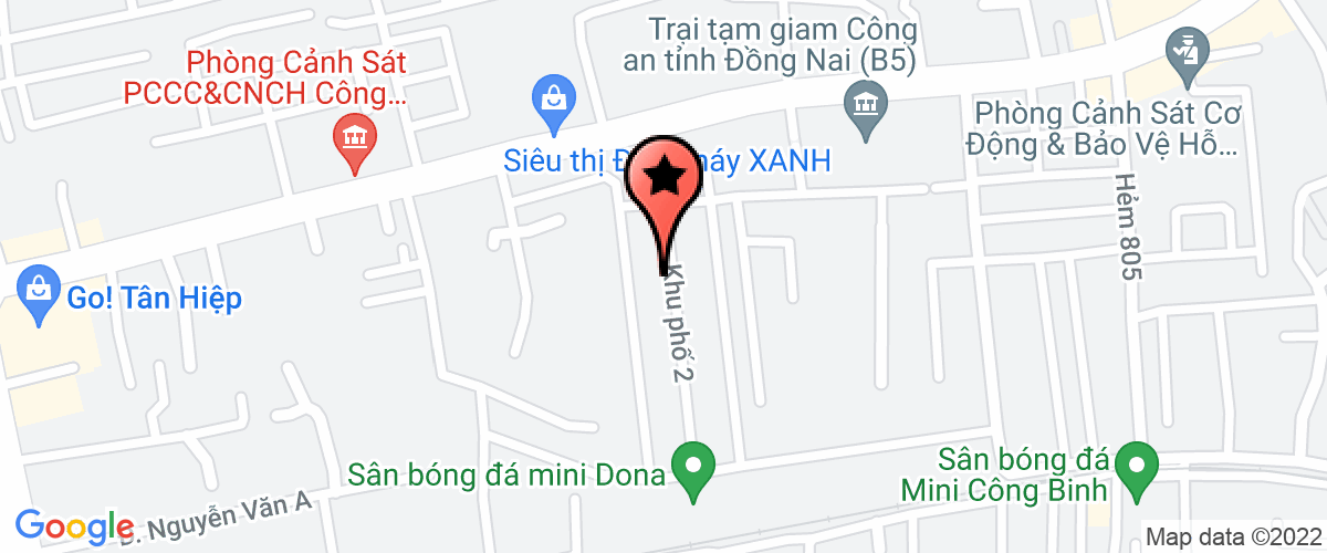 Map go to Dong Nai Vac Xin Company Limited