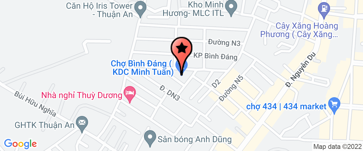 Map go to Suat An Duong Thanh Dat Industry Company Limited