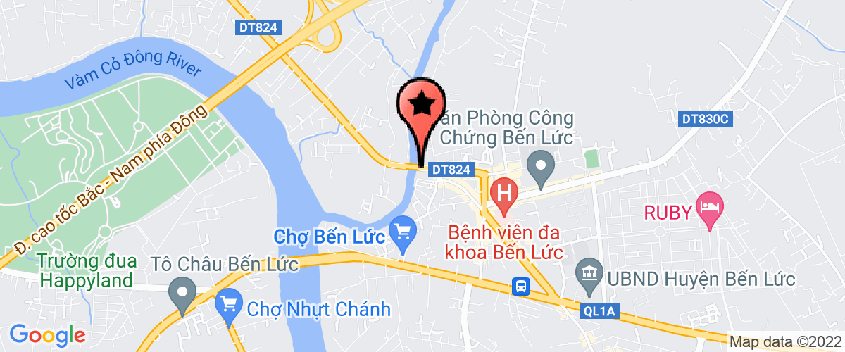 Map go to Cong Chung Phuong Nam Office