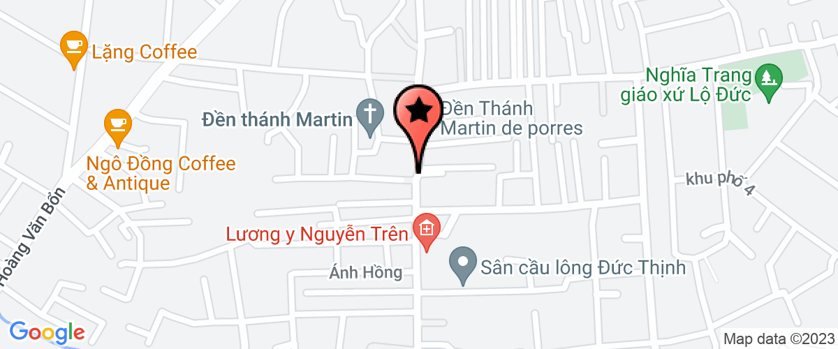 Map go to Binh Yen Production Company Limited