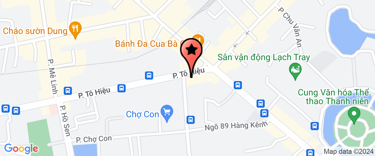 Map go to Hoang Dung Trading Development Investment Company Limited