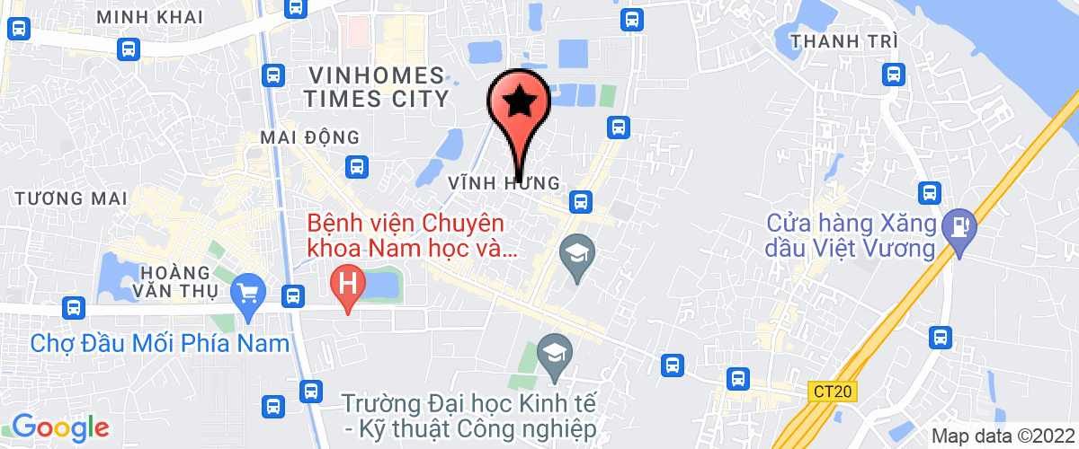 Map go to Bach Viet Technology Construction and Investment Joint Stock Company