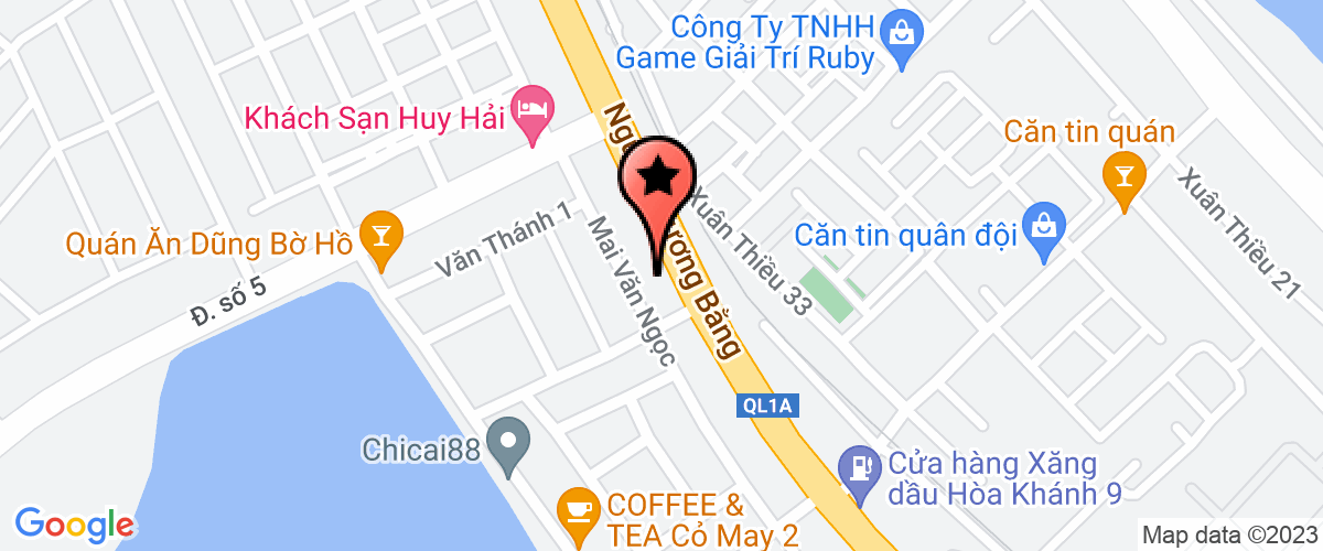 Bản đồ đến Công Ty TNHH MTV Tư Vấn Thiết Kế Thi Công Kiến Minh