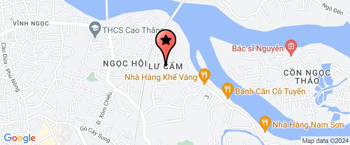 Map go to Ngoc HIep Elementary School