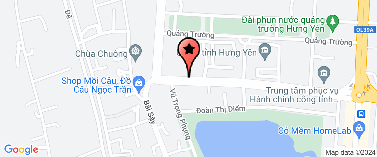 Map go to Ban dan van uy Hung Yen Province