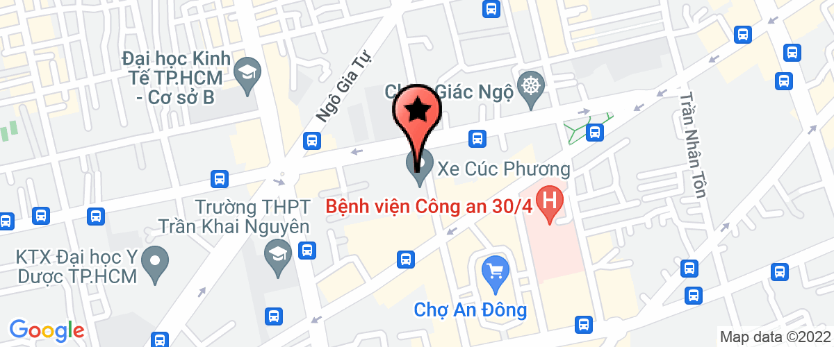 Map go to Huong Binh Restaurant Company Limited