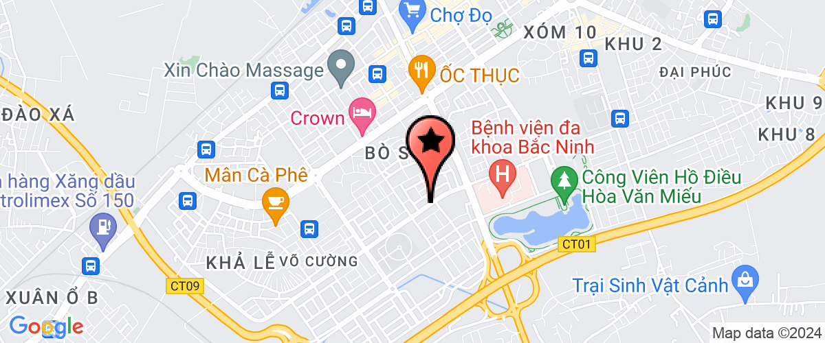 Bản đồ đến Công Ty TNHH Tnc
