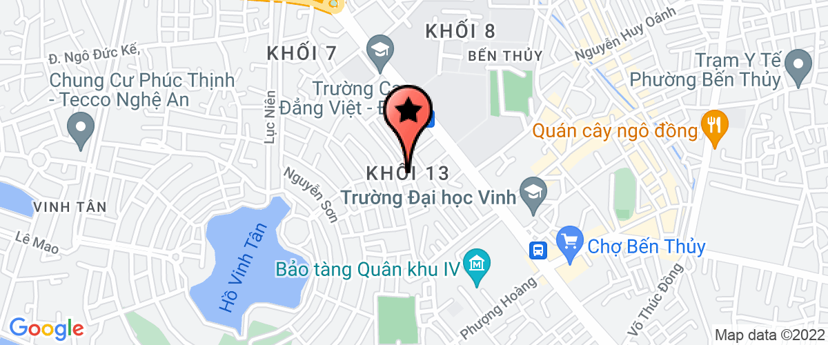 Map go to CP xay dung thuong mai dich vu Trieu Thanh And Company