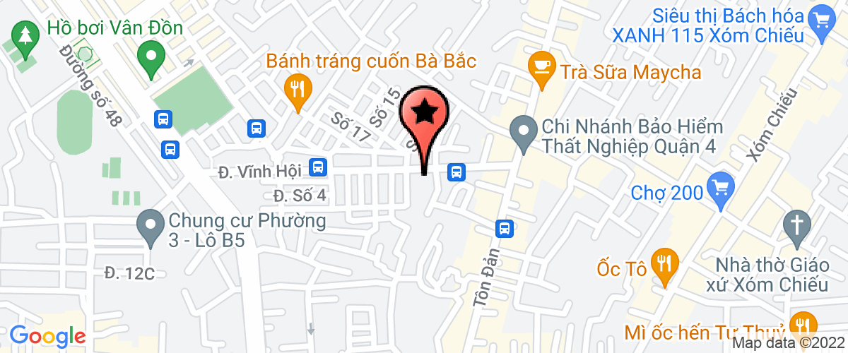 Map go to Vuong Qui Luu