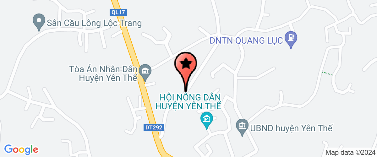 Map go to Phong Y te Yen The District