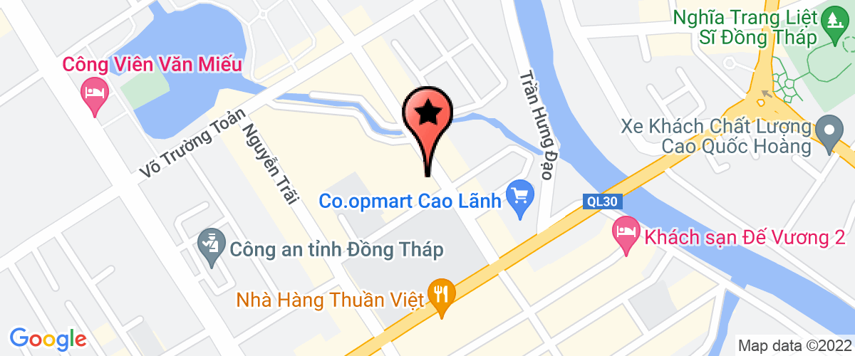 Map go to Cat Toan Thang Exploiting Company Limited