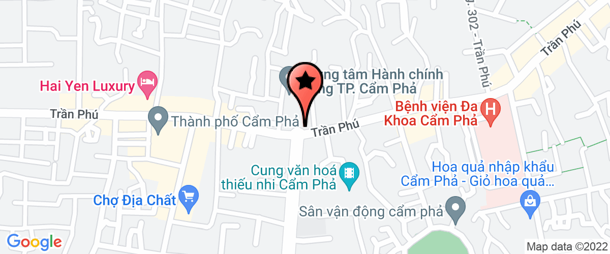 Map go to Phat trien  Thi Xa Cam Pha Land Fund Center