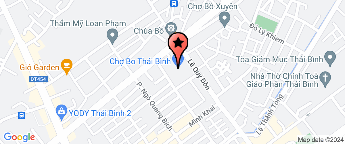 Bản đồ đến Công Ty TNHH Thương Mại Ngôi Sao Việt Hàn