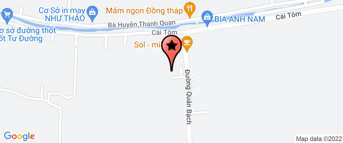 Map go to Tuan Huy Dong Thap Private Enterprise