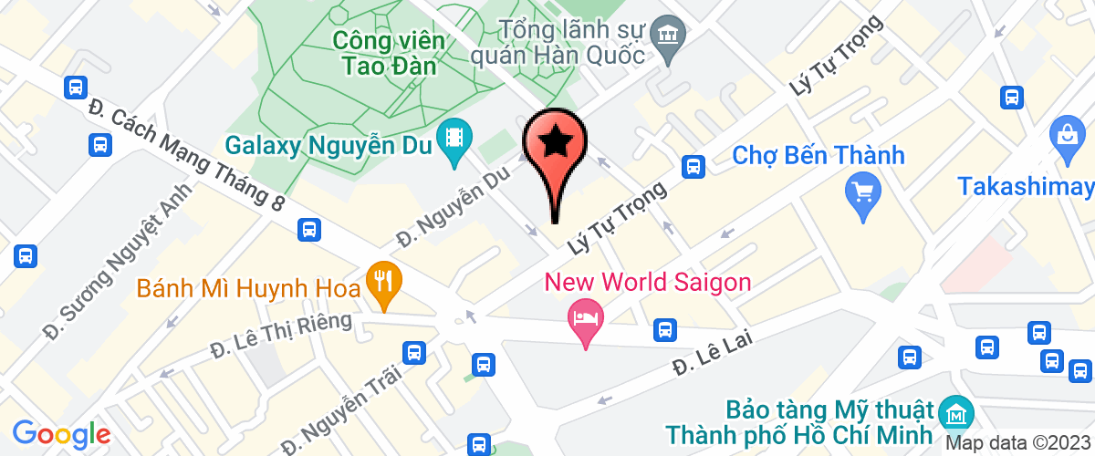 Map go to Co Phan  Bun Bo Hue Ba A Ba Development Investment Company