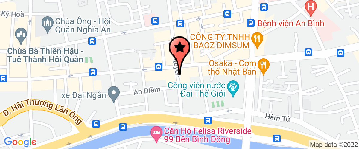 Bản đồ đến Công Ty TNHH Thái Tường Lam