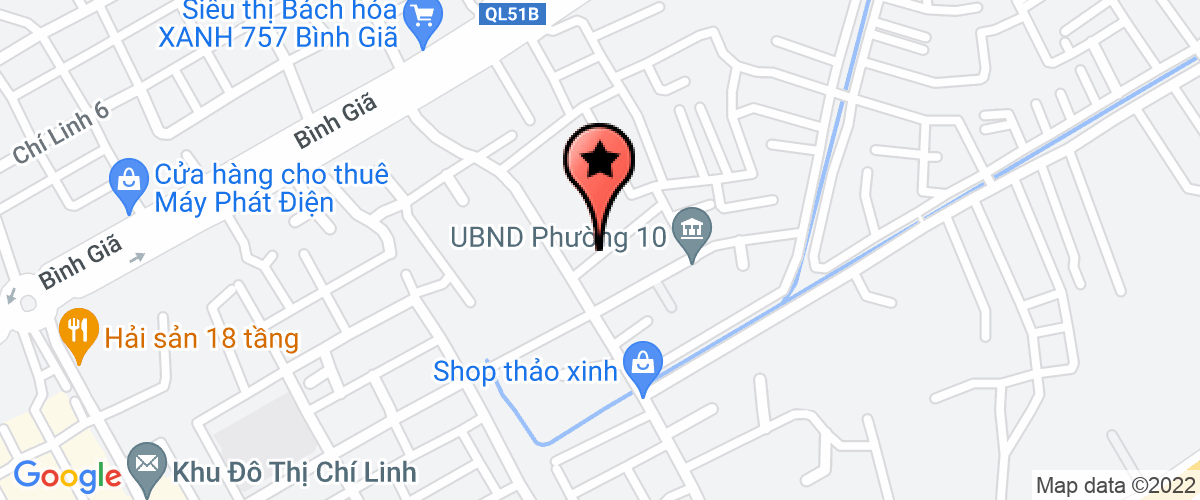 Map go to Minh Vu Technical Service Trading Company Limited