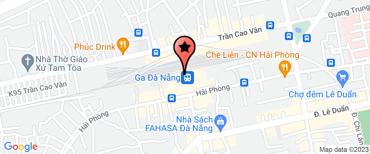 Map go to Ga Da Nang