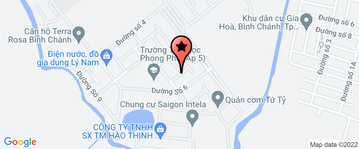 Map go to Vinh Phat Trading Business Production Company Limited