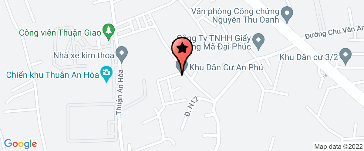 Map go to Truong Quang Linh Private Enterprise