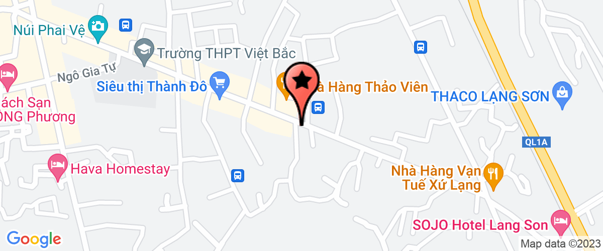 Map go to Canh Tien Lang Son Company Limited
