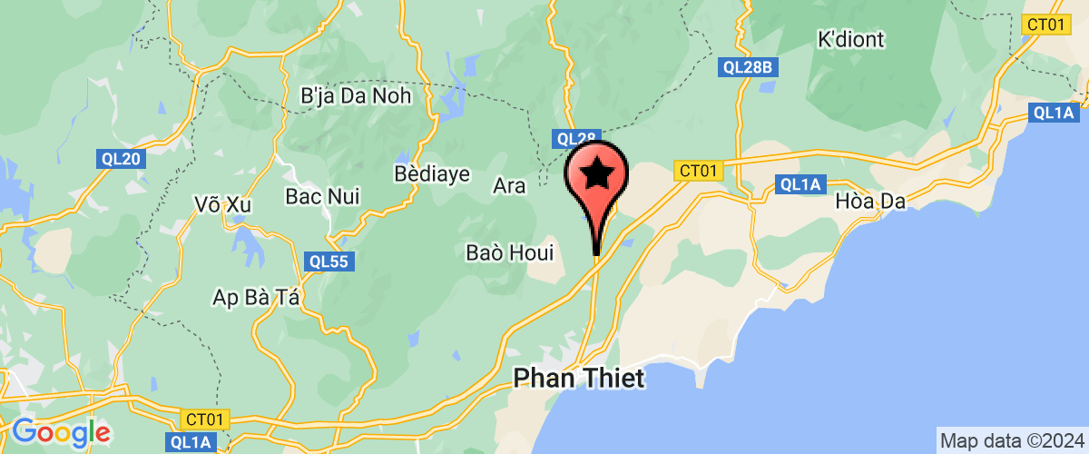 Map go to Nguyen Thi Kim Anh - Dai ly Bao Viet