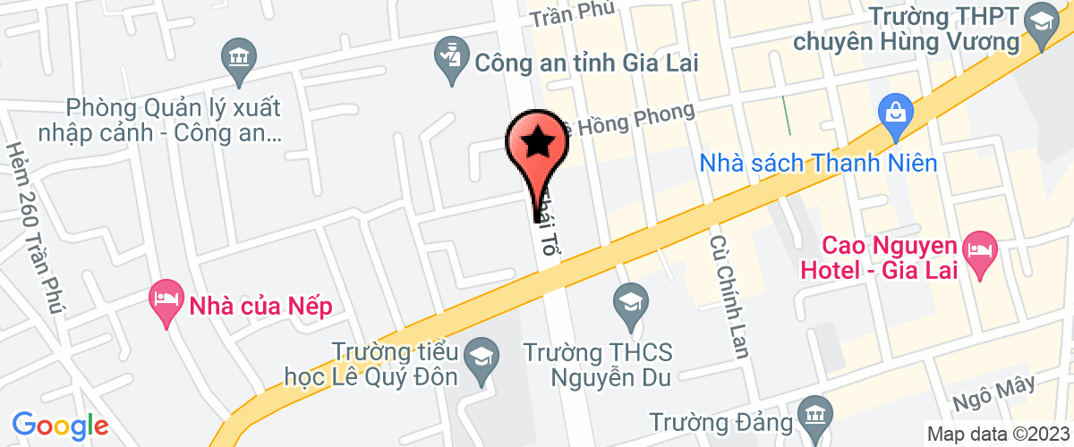 Map go to Dai Phat Thanh GiaLai Television
