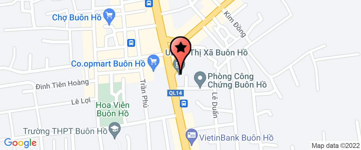 Map go to Thanh tra thi xa Buon Ho