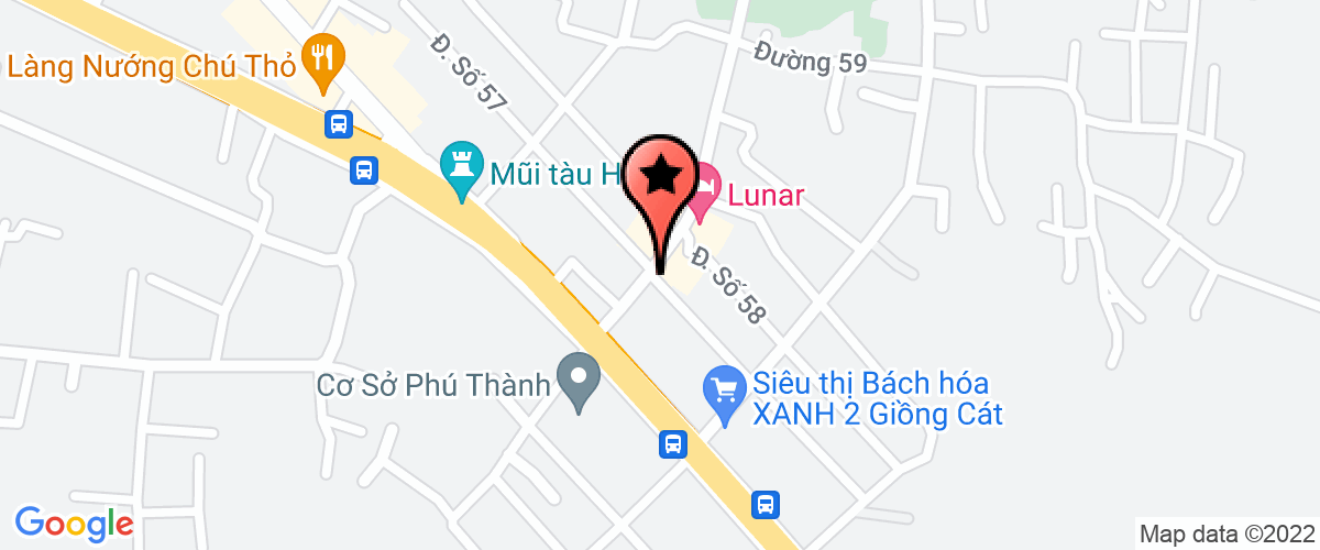 Map go to Khai Nam Service Construction Trading Investment Company Limited