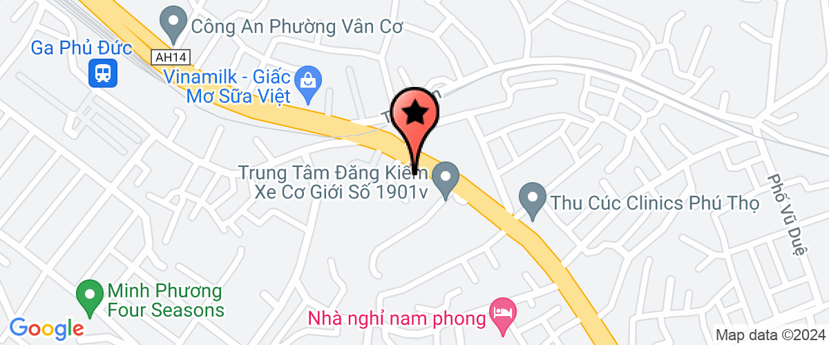 Map go to Thien Ha Pt Trading Service Company Limited