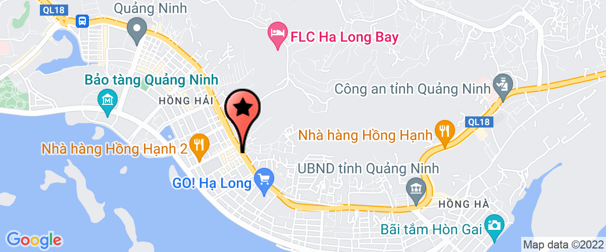 Map go to Quang Ninh Power Company - Branch of Northern Power Corporation