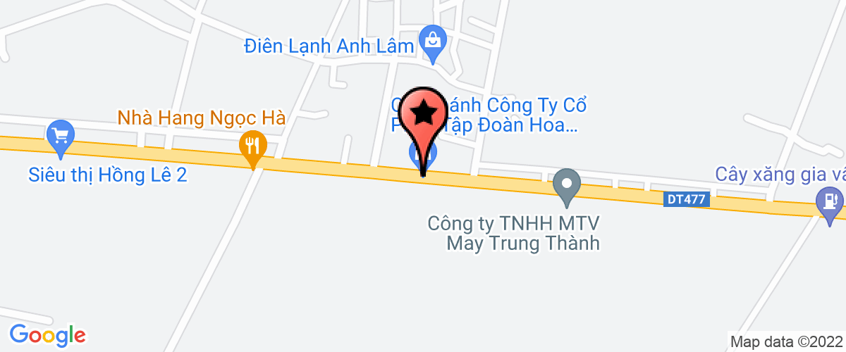 Map go to xay dung Xuan Hieu Company Limited