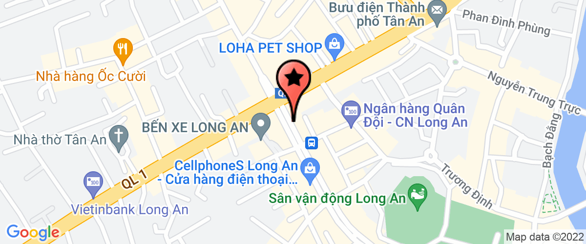 Map go to So Giao thong van tai Long an