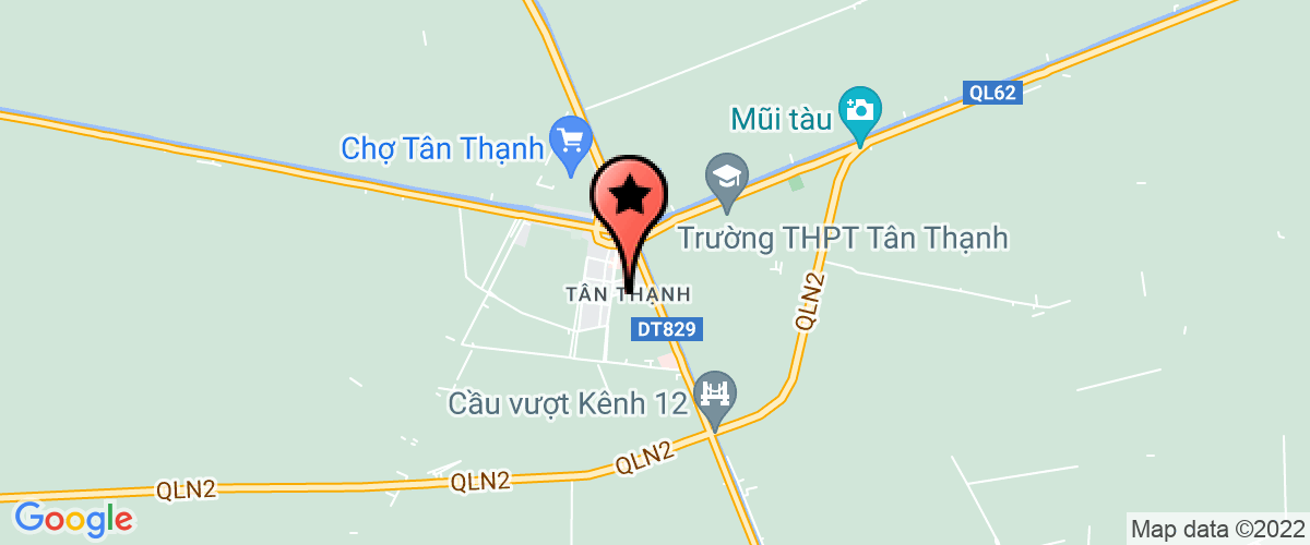 Map go to Doi Thi hanh an        Tan Thanh District