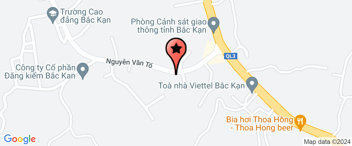 Map go to Thanh Phuong Construction Joint Stock Company
