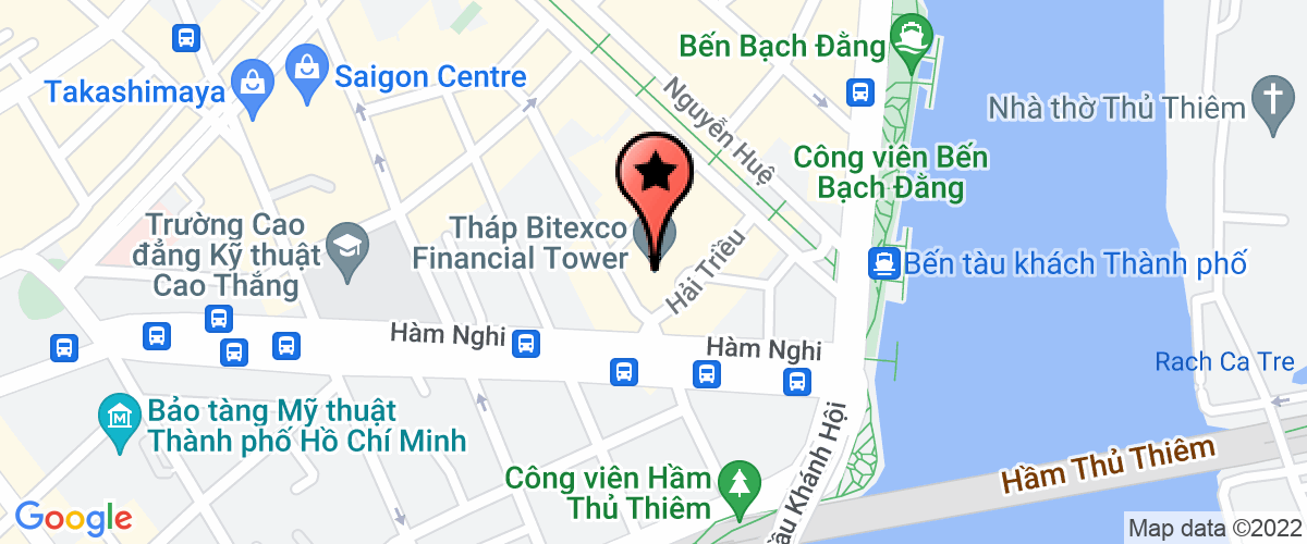 Map go to Ben Thanh Que Huong Investment Corporation