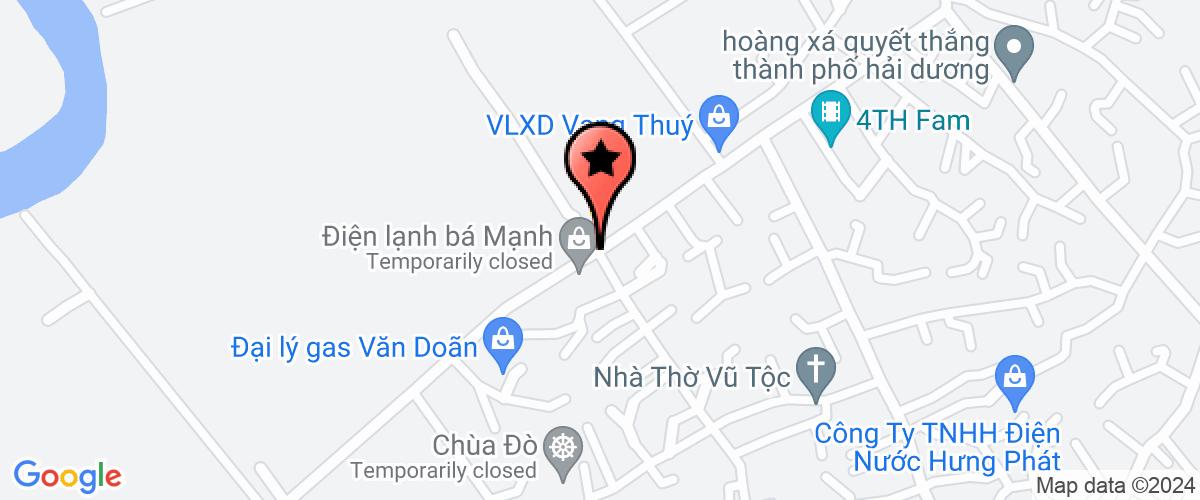 Map go to Anh Dung Green Enviroment Joint Stock Company