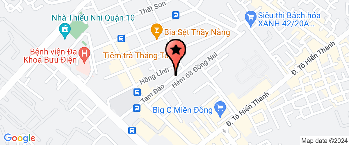 Map go to Gia Nguyen Service Investment Company Limited