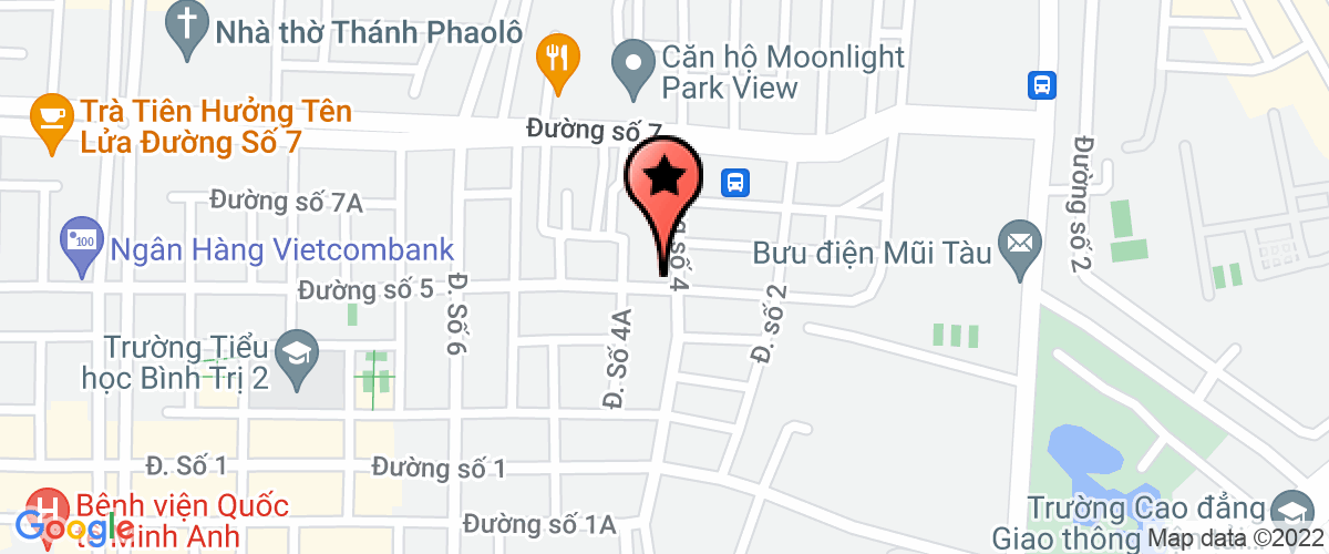 Bản đồ đến Công Ty TNHH Thương Mại Xuất Nhập Khẩu Dầu Phật Quang